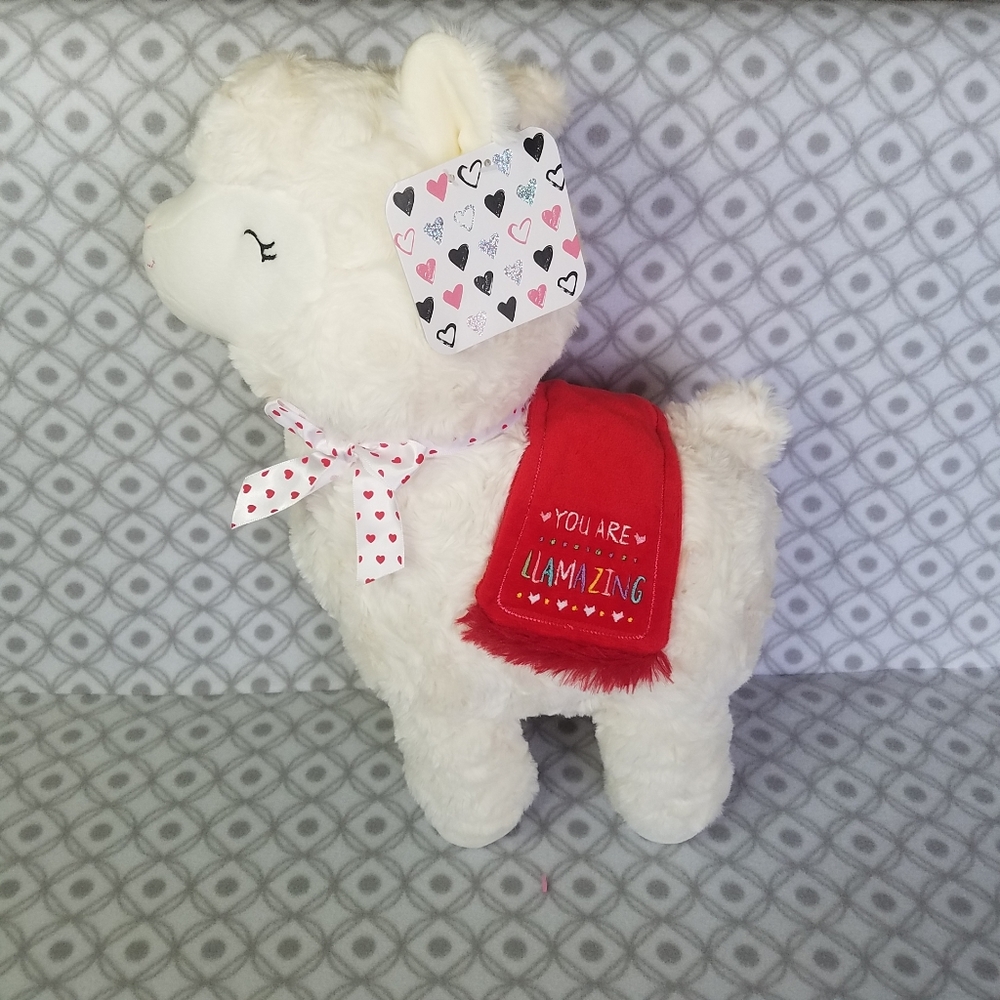 Llama Valentine's Stuffed Animal
